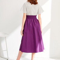 GU 极优 313578 女士细褶喇叭裙