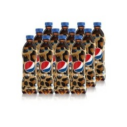 PEPSI 百事 2019年限量口味 雪盐焦糖味可乐型汽水 500ml*12瓶 *2件