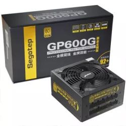 Segotep 鑫谷 额定500W GP600G黑金 电源(金牌认证/全模组)