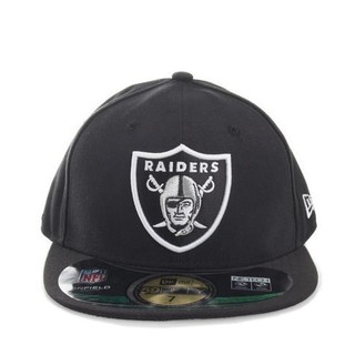 NEW ERA Onfield Oakland Raiders 59fifty 男士平檐棒球帽