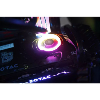 ZOTAC 索泰 RGB背板风扇 RTX2060 至尊PLUS 系列 (黑色)