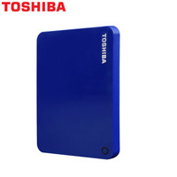 东芝（TOSHIBA）移动硬盘 USB3.0 CANVIO ADVANCE V9系列内置加密 多彩加密款（神秘蓝） 4TB