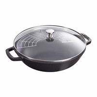 Staub Perfect Pan 铸铁珐琅锅，4.5 夸脱