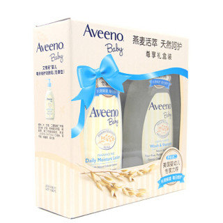 Aveeno 艾惟诺 婴儿洗发沐浴二合一354ml+润肤乳354ml 套装