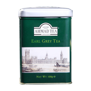阿联酋进口 亚曼(AHMADTEA)伯爵红茶 精致礼品罐装茶叶100g