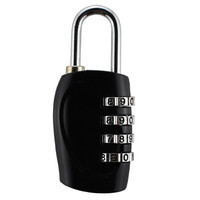 健身房更衣柜锁拉杆箱行李箱锁工具包背包锁金属挂锁抽屉锁密码锁 四位黑色密码锁