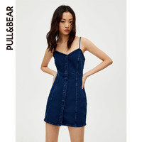 PULL＆BEAR 09393382 女款吊带牛仔连衣裙