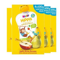 HiPP 喜宝 苹果香梨香蕉果泥 4瓶*100g/盒*4盒 *3件