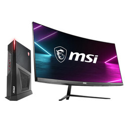 msi 微星 海皇戟3 Trident 3-404 台式电脑主机（i5-9400F、8GB、1TB+128GB、GTX1660）+ PAG301CR 30英寸 200Hz 带鱼屏