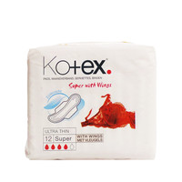 荷兰高洁丝Kotex超薄量多型日用护翼型卫生巾245mm12片*5件