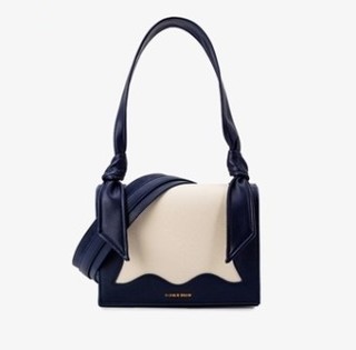 CHARLES & KEITH CK2-50780737  女士蝴蝶结波浪单肩包