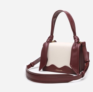 CHARLES & KEITH CK2-50780737  女士蝴蝶结波浪单肩包