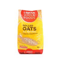 LOWAN 麸皮无糖燕麦片 全麦麦片 1kg
