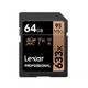 Lexar 雷克沙 Professional 633x 64GB UHS-I SDXC存储卡