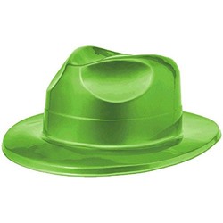 DISCO fever 70 ' s 派对 LIME green 绅士帽配件，塑料，10.2 x 25.4 x 30.5 cm