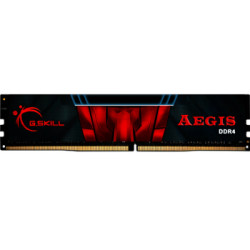 芝奇(G.SKILL) AEGIS系列 DDR4 2666 16G 台式机内存(黑红色)