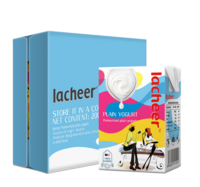 兰雀（Lacheer） 奥地利原装进口 常温酸奶（原味） 保加利亚益生菌 200g*24盒整箱装 *3件
