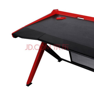 DXRACER 迪锐克斯 GD1000 电脑桌台式家用 人体工学电竞游戏桌 锐意红