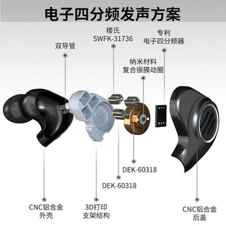 BGVP DMS 耳机 (圈铁结合、入耳式)