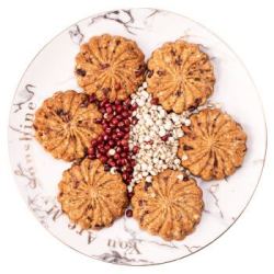 朱小二 红豆薏米燕麦饼干 1kg *5件