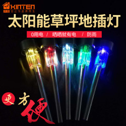 CNLWAN 太阳能灯 庭院气氛地插灯 多色可选