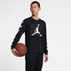 JORDAN  AQ3702 男子印花长袖篮球T恤