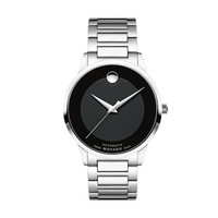 MOVADO 摩凡陀 手表 瑞士手表 现代经典系列 MODERN CLASSIC机械机芯男表黑色0607192