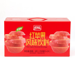 盼盼 红苹果风味饮料250ml*24盒 水饮饮料 *9件 +凑单品