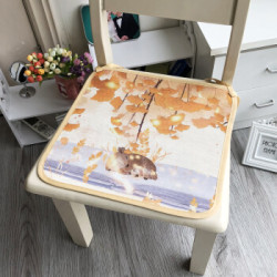 创意冰丝坐垫办公室电脑椅子垫 40*40cm