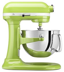 KitchenAid 凯膳怡 KP26M1XGA 6 Qt. 专业600系列 碗式升降式搅拌机 - 青苹果色 需配变压器