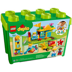 省71元 Lego 乐高得宝系列 我的游乐场创意积木盒 2304 绿色创意拼砌板 什么值得买