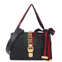 GUCCI 古驰 Sylvie 女士真皮手提包