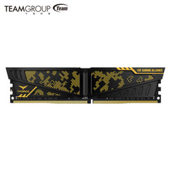 十铨（Team） 8GB DDR4 2666 台式机内存条 迷彩系列