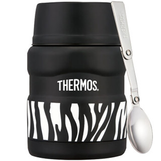 THERMOS 膳魔师 SK-3000ZBK 真空焖烧罐 470ml 斑马黑 *3件 +凑单品