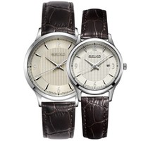 SEIKO 精工 SGEH83J1/SXDG95J1 情侣石英手表