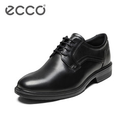 ecco 爱步 ECCO爱步商务正装男鞋 商场同款透气耐磨舒适系带皮鞋 里斯622104