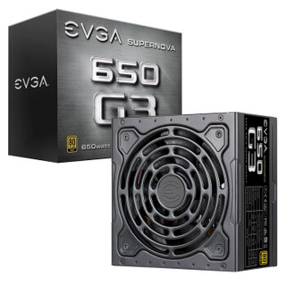 EVGA G3 额定650W 电源（80PLUS金牌、全模组、7年质保） +凑单品