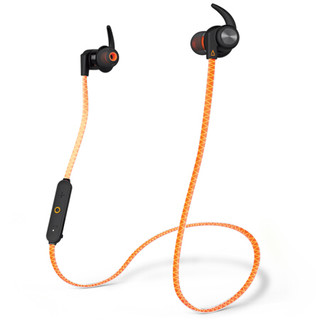 创新（Creative）outlier （橙）Sports 运动防汗蓝牙耳机 入耳式 户外跑步防水 超长续航 防脱耳翼 高音质