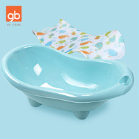gb好孩子婴儿澡盆宝宝洗澡盆新生儿可坐躺通用大号加厚儿童浴盆