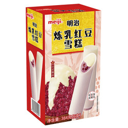 meiji 明治 炼乳红豆雪糕 64g*6个