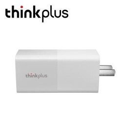 thinkplus 电源适配器 65W多能快充 支持Type-C 雅典白