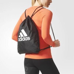 Adidas 阿迪达斯 男女包运动训练抽绳袋 休闲双肩背包 BR5051