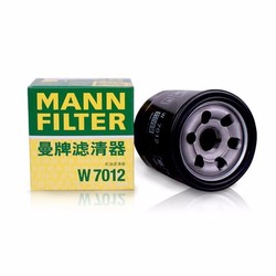 MANN 曼牌 W7012 机油滤芯清器 适用雪佛兰赛欧乐驰乐风威旺宝骏五菱