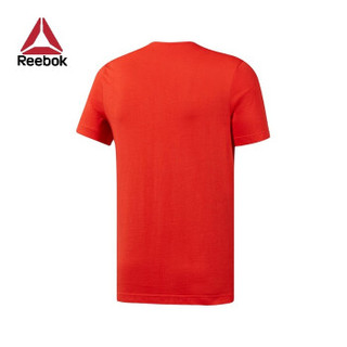 Reebok 锐步 DP6206 男子 训练短袖图案T恤 (红色、A/S )