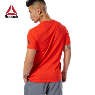 Reebok 锐步 DP6206 男子 训练短袖图案T恤 (红色、A/S )