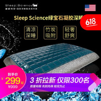 SleepScience美国睡眠科学绿宝石慢回弹记忆棉枕头枕芯