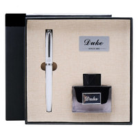 DUKE 公爵 拉丁系列 916 钢笔礼盒套装 白色 0.5mm  明尖