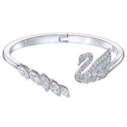 SWAROVSKI 施华洛世奇 5258397 银色开口天鹅手镯 *2件