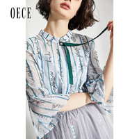 OECE 192HB080 女士雪纺衫衬衣