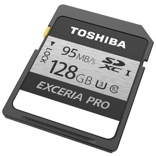TOSHIBA 东芝 SD内存卡U3 C10 N401极至超速 读95M写75M 128G